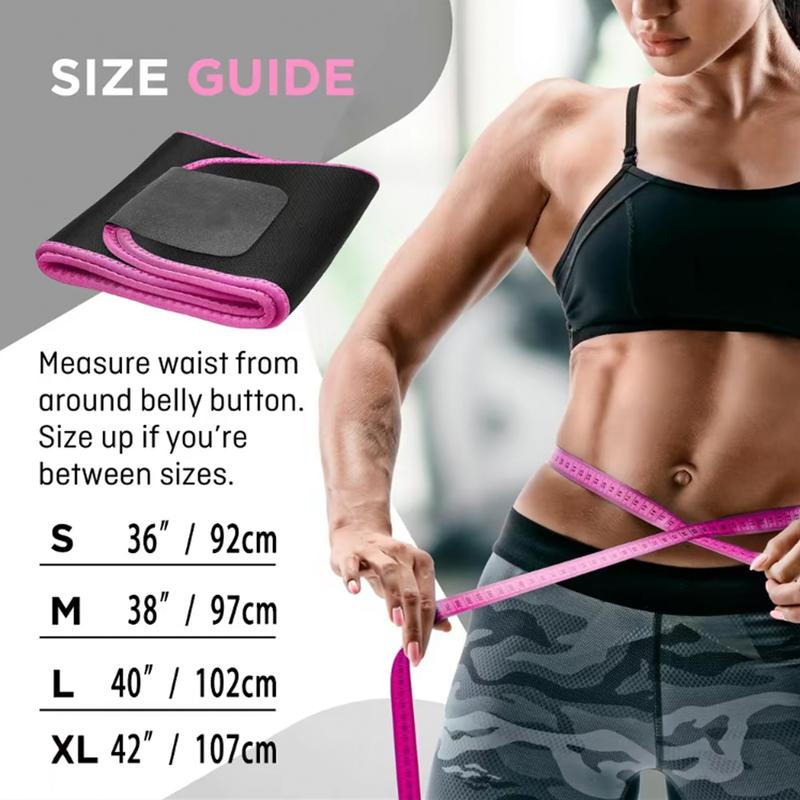 TikTok Shop Sweet Sweat Waist Trimmer for Women and Men Sweat Band Waist Trainer for High Intensity Training Workouts Fit Shapewear Womenswear Comfortable