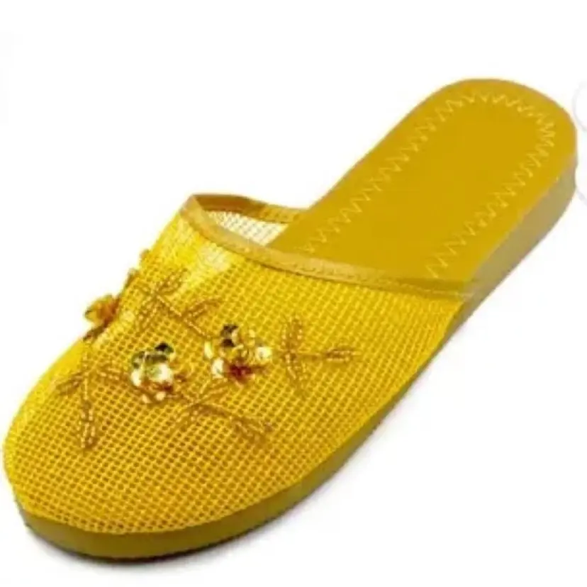 Chinese Mesh Slippers for Women, Platform Mesh Sandals, Lightweight Footwear