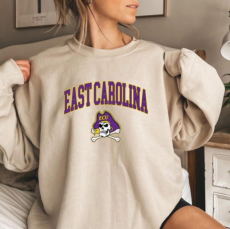 TikTok Shop East Carolina University ECU Crewneck Sweatshirt