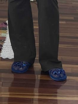 Product Review of Cammie Women's Floral Beaded Mesh Chinese Slippers Flip Flops Flip Flop from M** 🧿**︎ 3