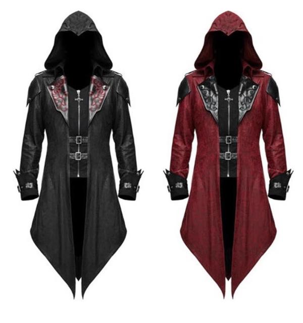 New Medieval Coat Men Cosplay Medieval