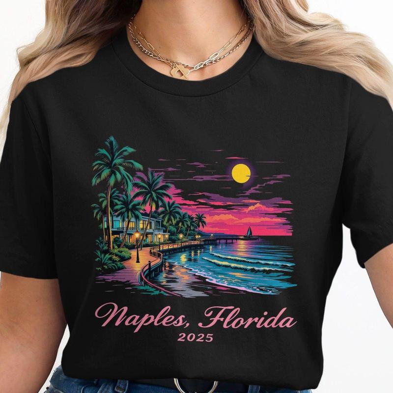 Florida T-Shirt - Beach Sunset Florida T-Shirt - Beach Sunset
