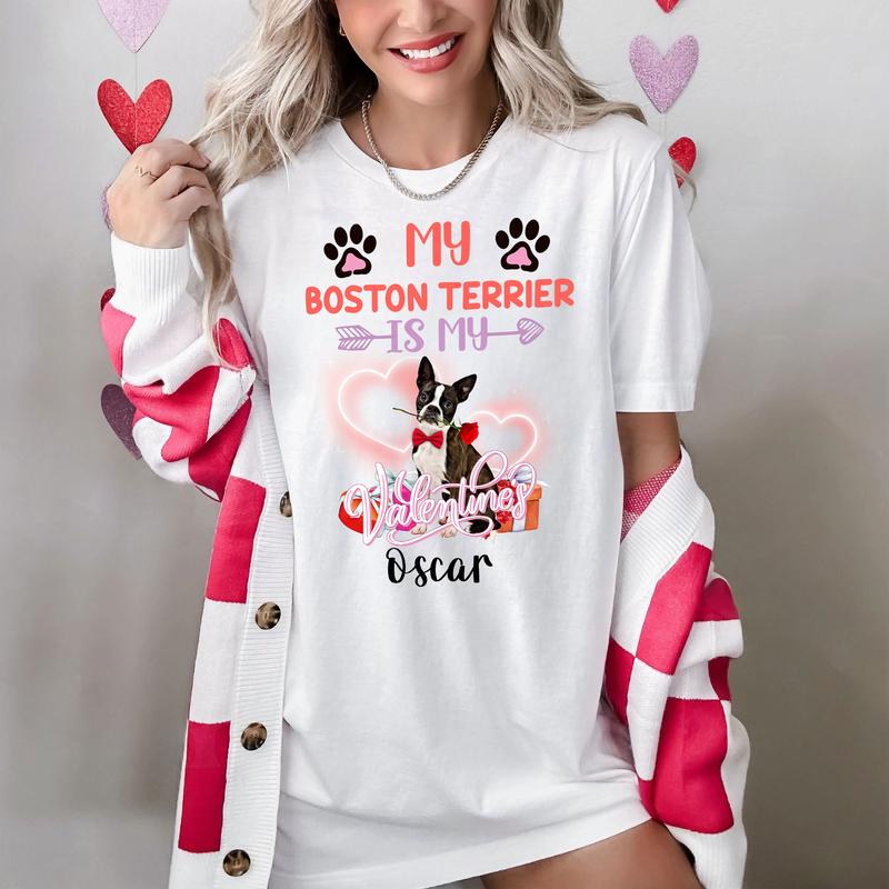 Cute Boston Terrier Gift Shirt For Girls Cute Boston Terrier Gift Shirt For Girls