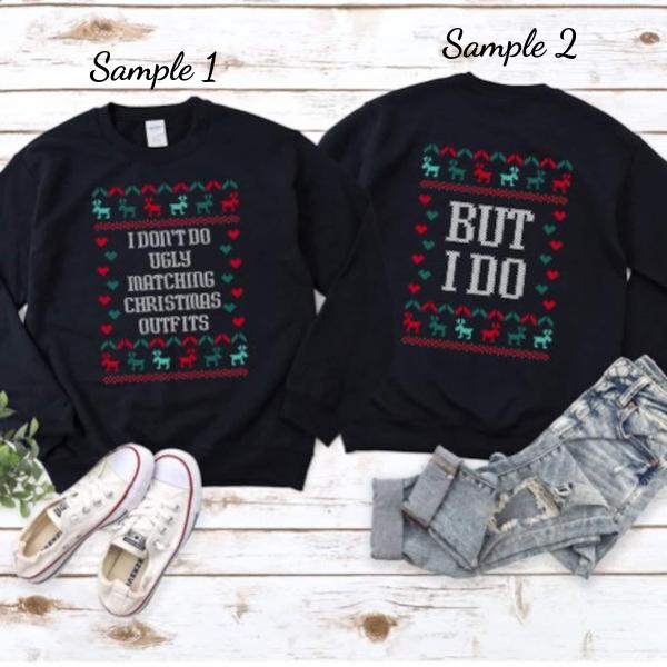 Funny couple sweaters hotsell