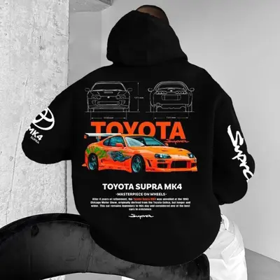 Toyota Supra Car Hoodie Racing Import hotsell Shirt Tuner Street Wear Apparel