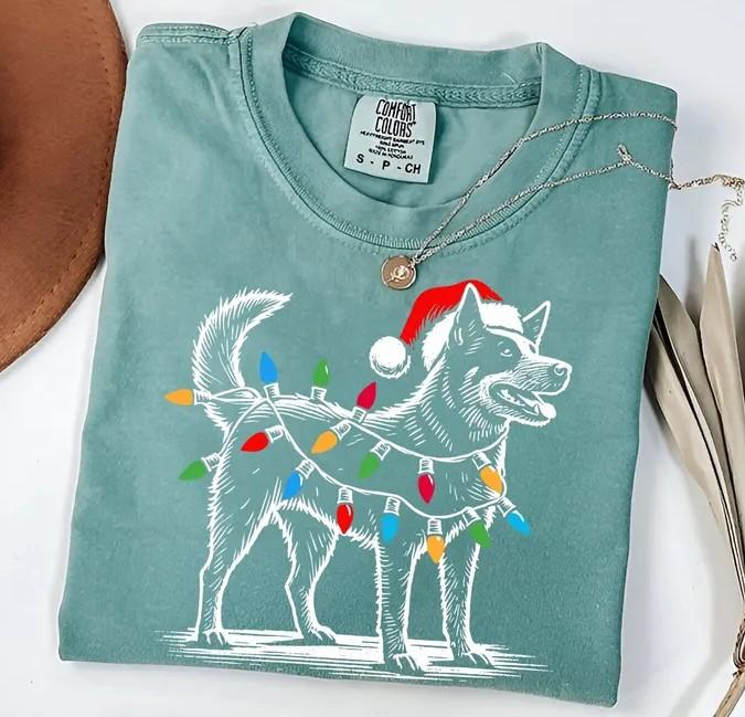 Blue Heeler Cattle Dog Profile T- Shirt Dog Lover Tee Gift Blue Heeler Cattle Dog Profile T- Shirt Dog Lover Tee Gift