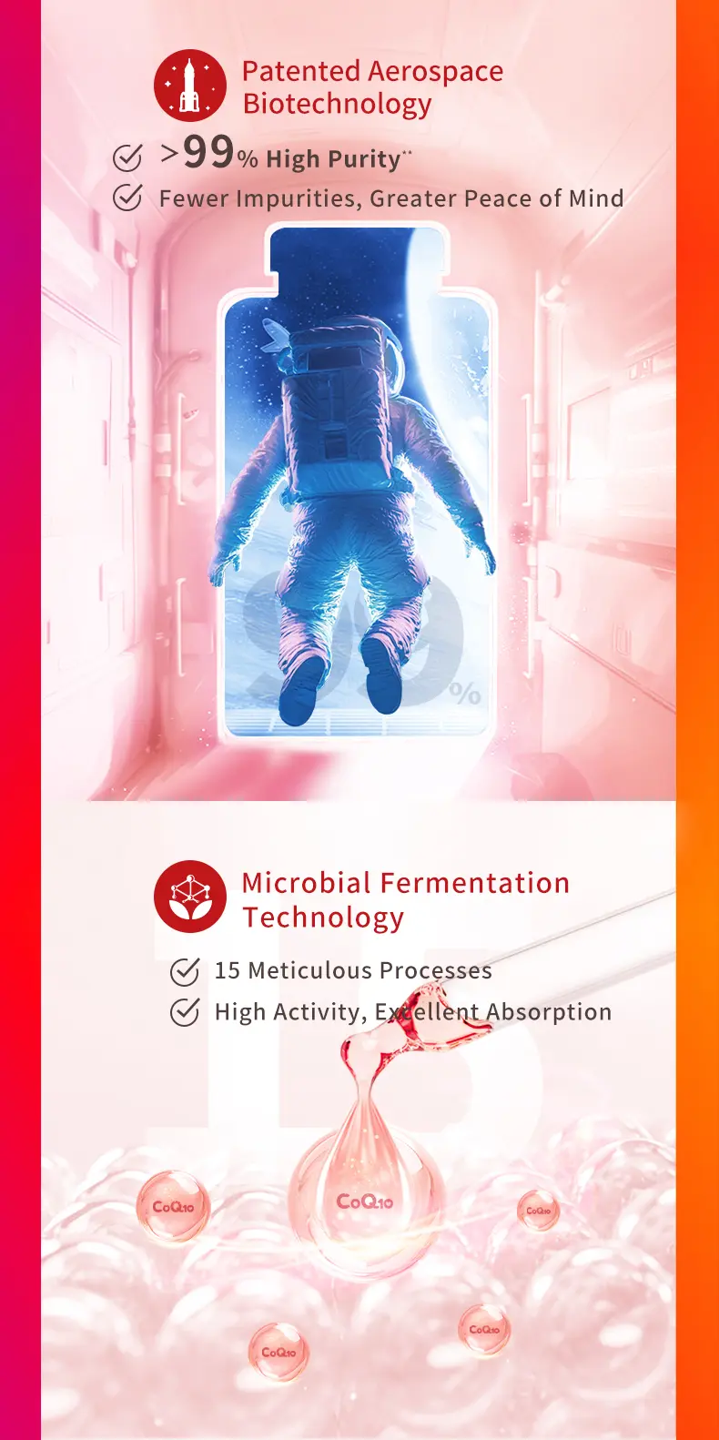 Product Introduction of MegaRed Health High-content Coenzyme Q10 Soft Capsule for Staying Up Late to Protect Heart and Myocardium 200mg*90 Pills/60Pills/30Pills Fathersdaygift Supplement Edible Vitamin Healthcare Dietary 4