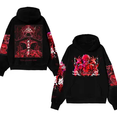 Kaisen Sujuna Pacsun Anime Hoodie Naruto Uzumaki NASA Design T