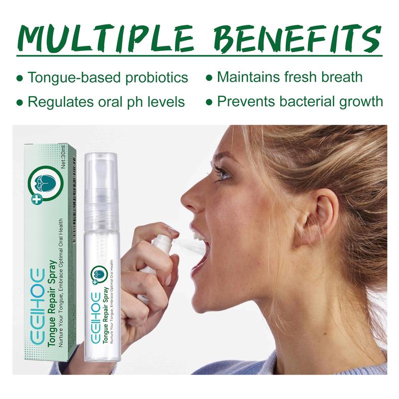 Product Introduction of EELHOE Tongue Repair Spray – Relieves Dryness, Swelling, and White Coating, Promotes Oral Health, Portable Pain Relief Spray 10
