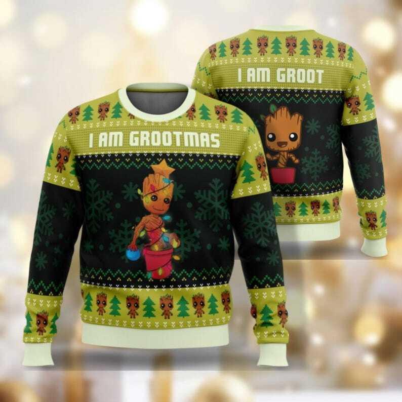 Guardians of the galaxy ugly christmas sweater best sale