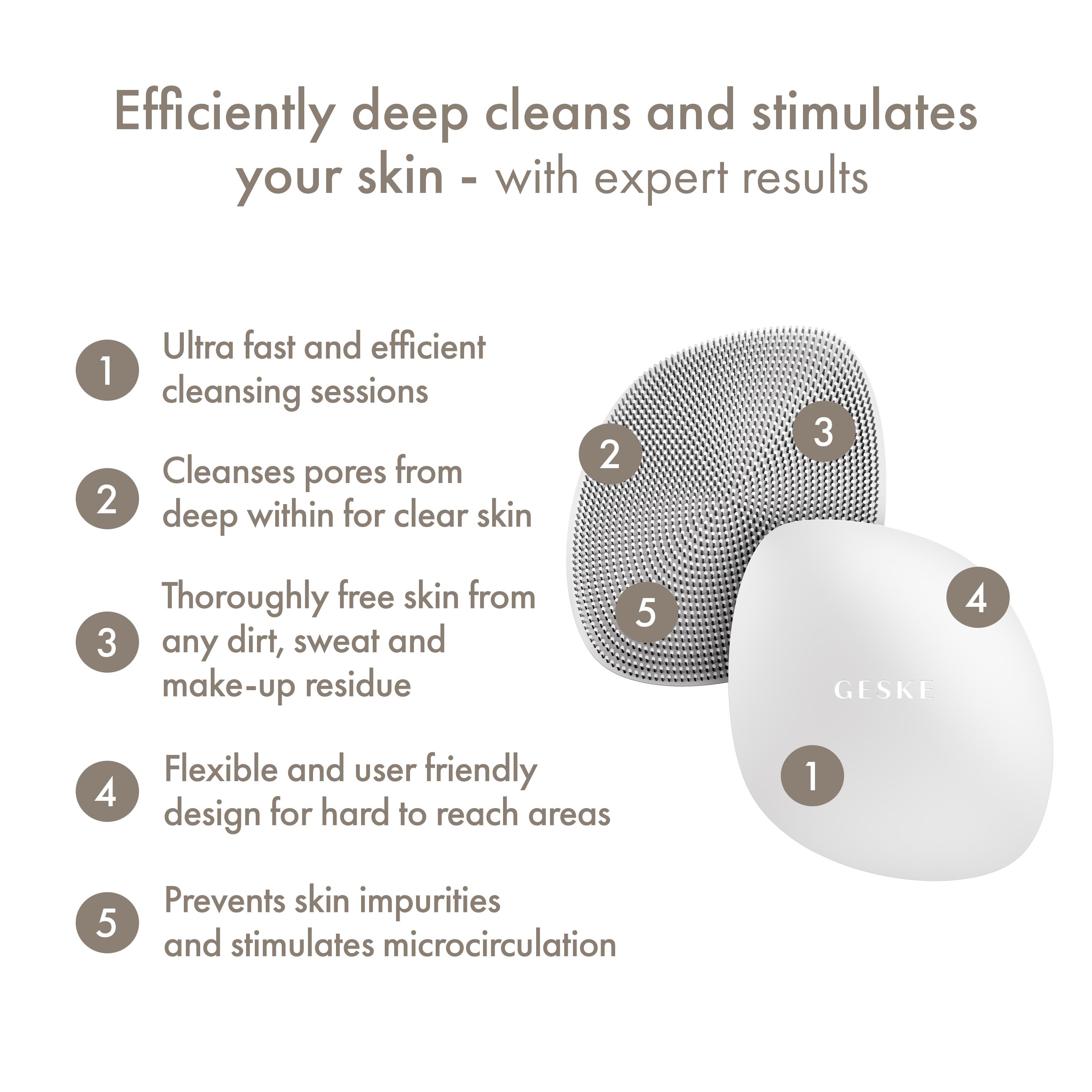 Cepillo facial GESKE | 4 en 1 | Cepillo de limpieza facial - Imagen 82 de 88
