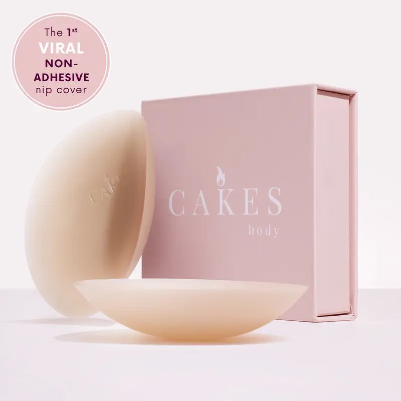 CAKES circles - The viral "not sticky" nip cover - Official CAKES -  Product does NOT provide lift - Womenswear, Seamless 0
