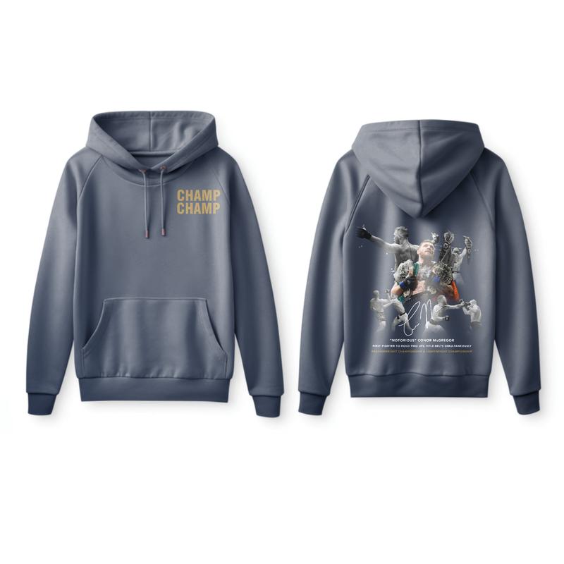 TikTok Shop 2 Sides Conor McGregor Hoodie Ultimate Fighting Boxing Hoodie Championship Conor McGregor Hoodie Comfortable Fit Design For Men For Women