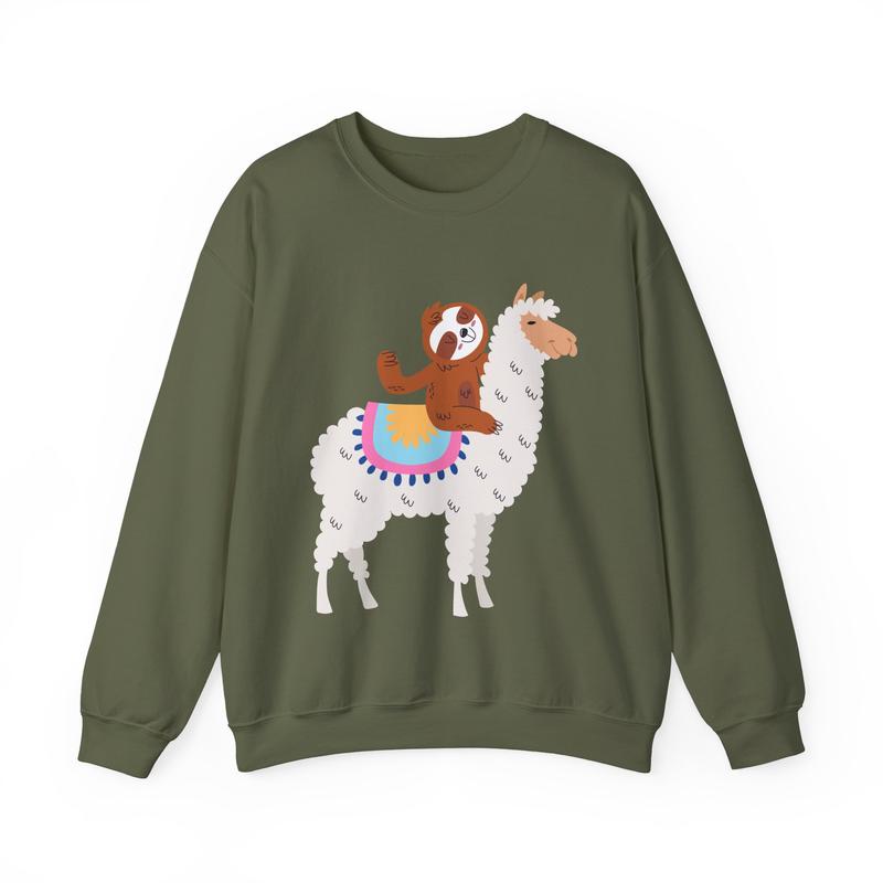 Funny Sloth Riding Llama T-Shirt For Men Woman Kid 5 Colors Funny Sloth Riding Llama T-Shirt For Men Woman Kid 5 Colors