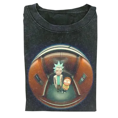 Vintage Graphic Tee Rick and Morty TikTok Shop