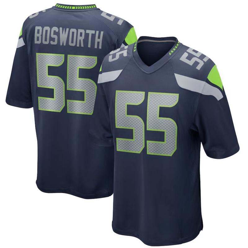 TikTok Shop Bosworth 55 Jersey Bobo 19 Jersey Metcalf 14 Jersey Walker III 9 Jersey Smith 7 Jersey Custom Seahawks Jersey