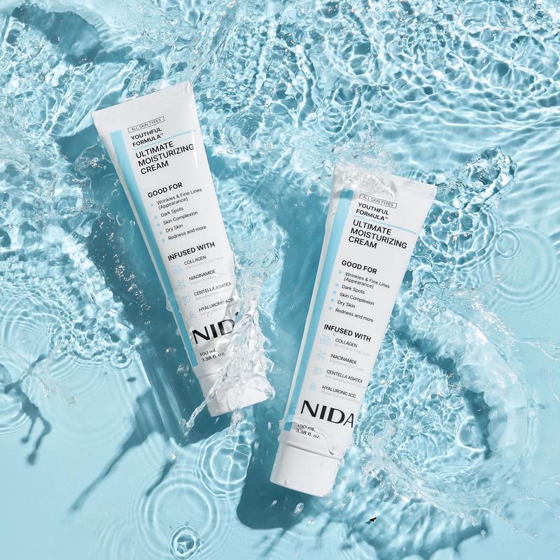 NIDA Youthful Formula Ultimate Moisturizing Cream (100mL) / Collagen, Niacinamide, Centella Asiatica, Hyaluronic Acid / Wrinkles, Dark Spots, Skincare 6