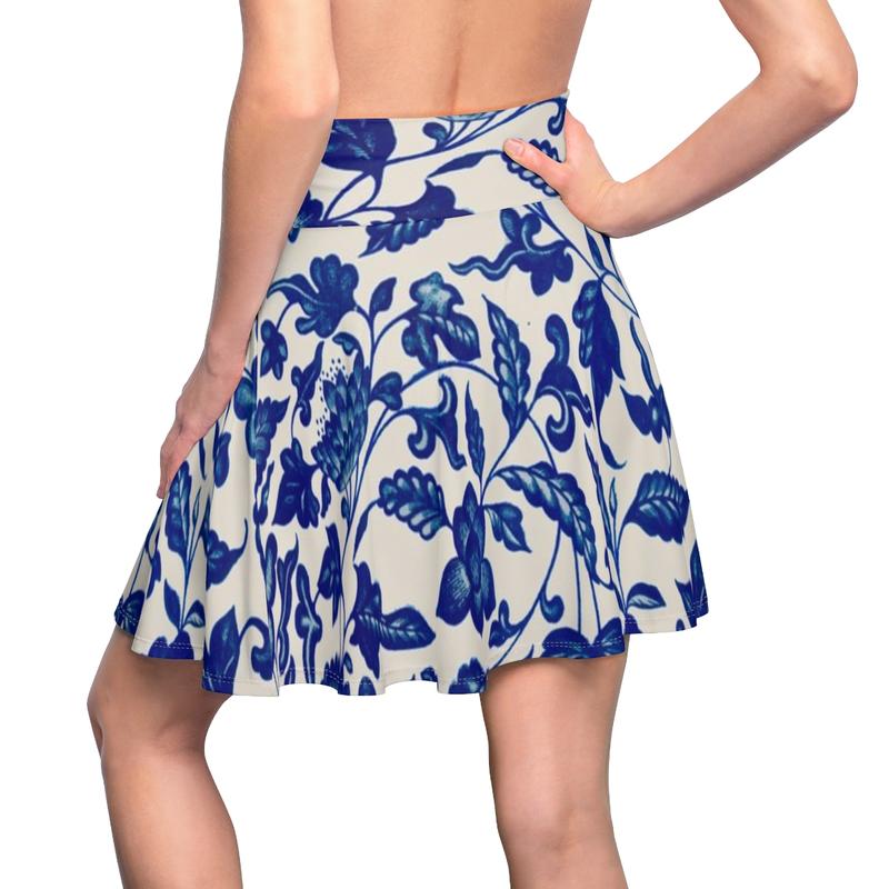 Circle floral mini skirt hotsell