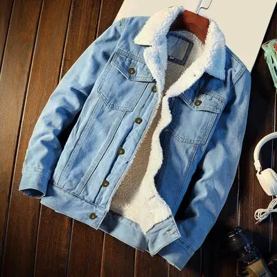 Mens denim jacket target best sale