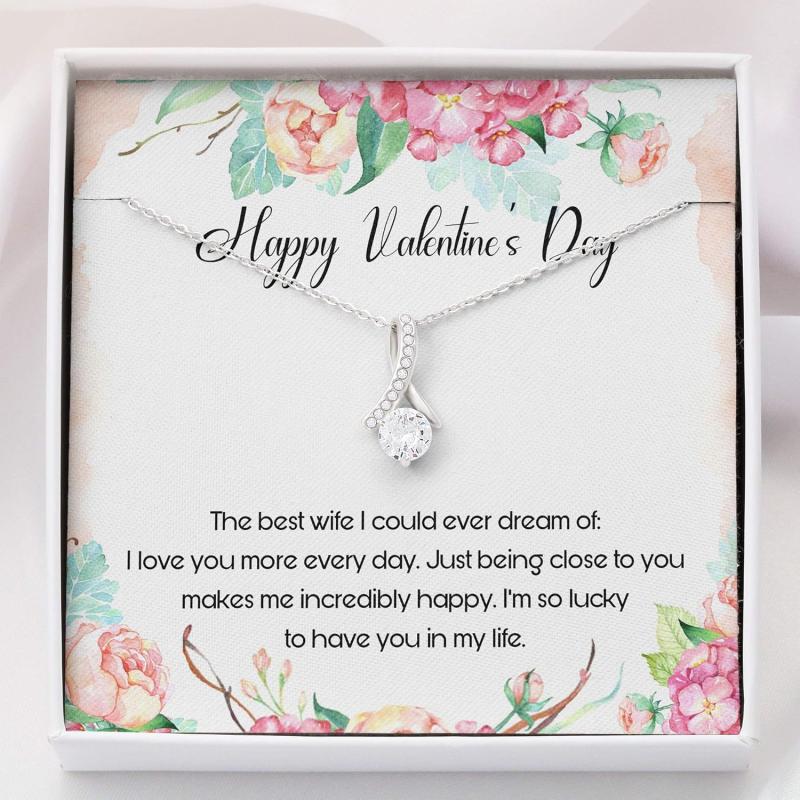 To My Wife Alluring Beauty buy Necklace - Custom Necklace, For Wife Necklace, Personalized Gift For Her, Jewelry, Alluring Necklace