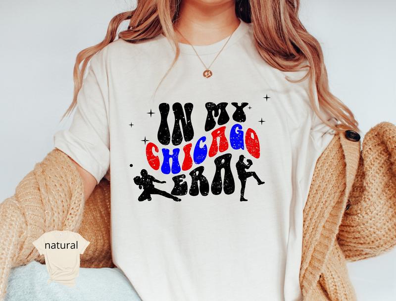 TikTok Shop Chicago Baseball Shirt Cute Cubs Shirt Cubbies Era Cubbies Shirt Vintage Cubs Shirt Trendy Baseball Chicago Shirt Windy City Shirt