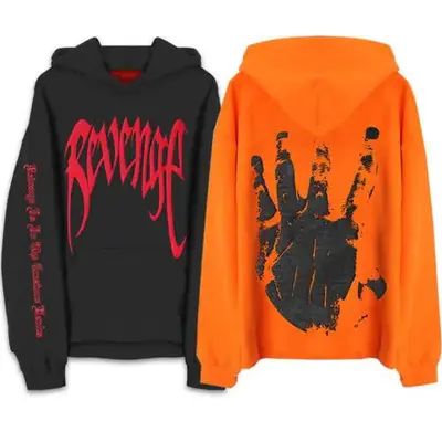 Orange revenge hoodie real best sale