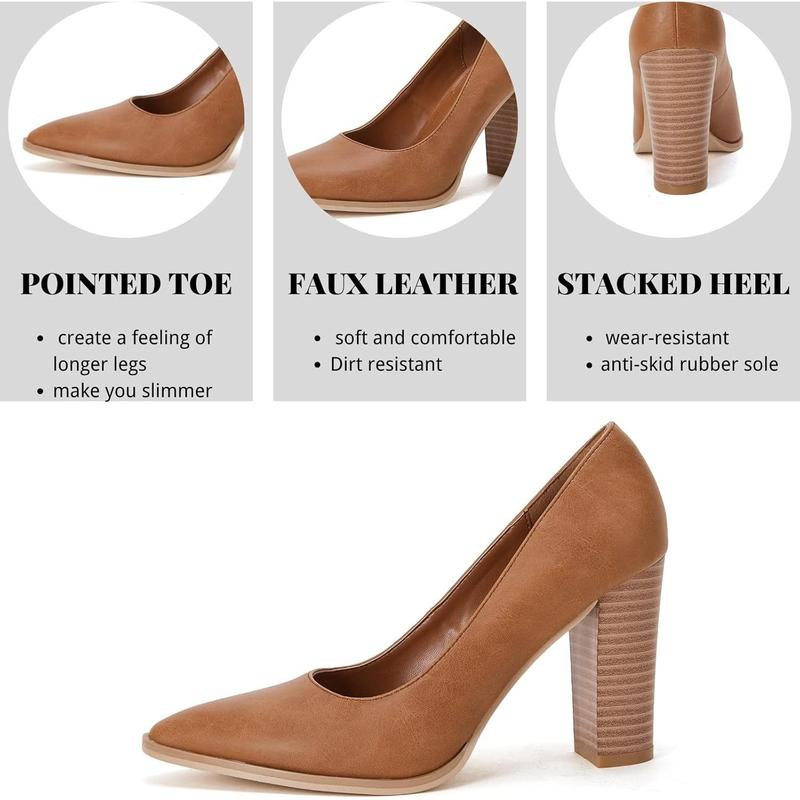 Fashion zingy pointy toe pumps