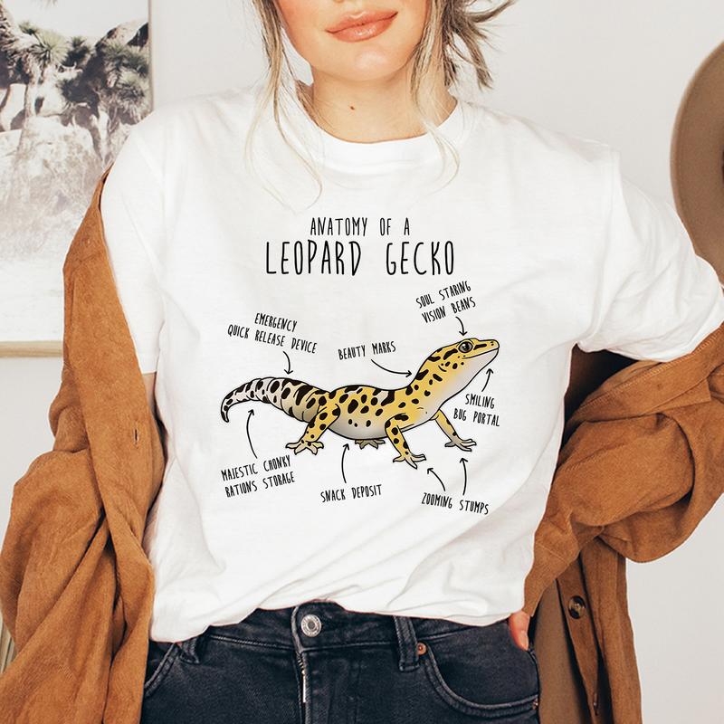 TikTok Shop Leopard Gecko Shirt Cute Gecko T shirt and Sweatshirt Funny Lizard Shirt Reptile Dysfunction Crewneck Sweater Unisex Animal Shirt Pet Lover Gifts for Woman Man Birthday Gifts for Woman Man