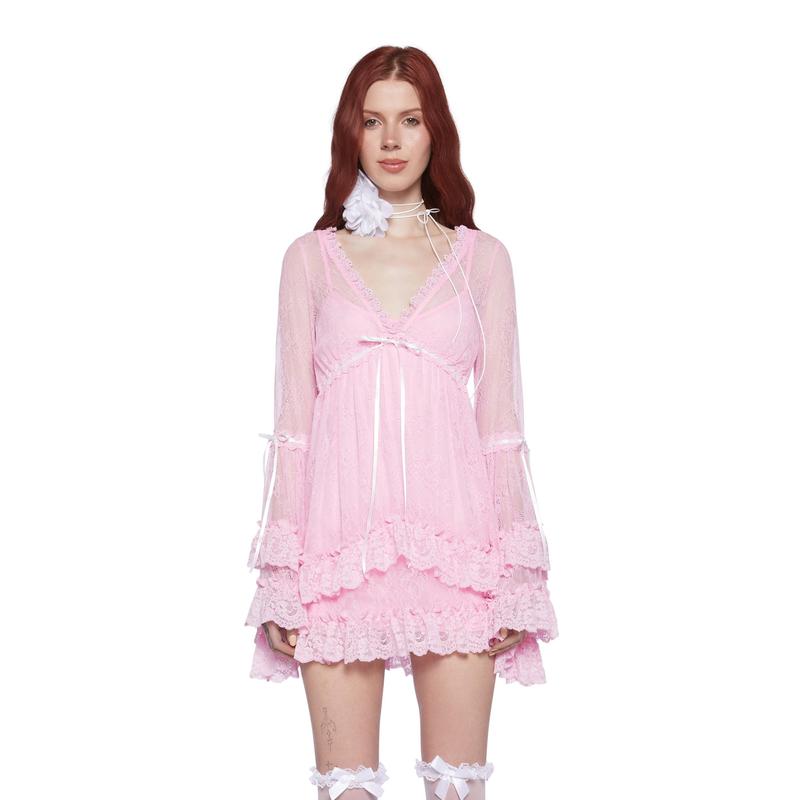 CROSS FRONT MINI DRESS DIVINE DIVINITY