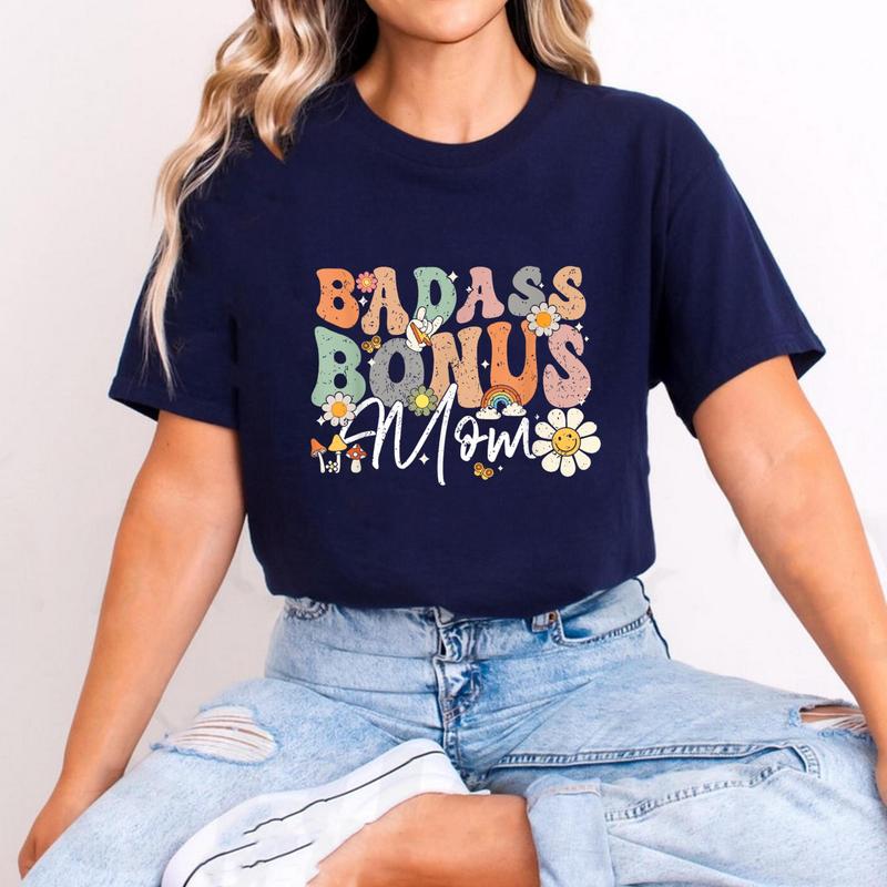 Funny Stepmom Gifts Badass Bonus Mom T-Shirt Funny Stepmom Gifts Badass Bonus Mom T-Shirt