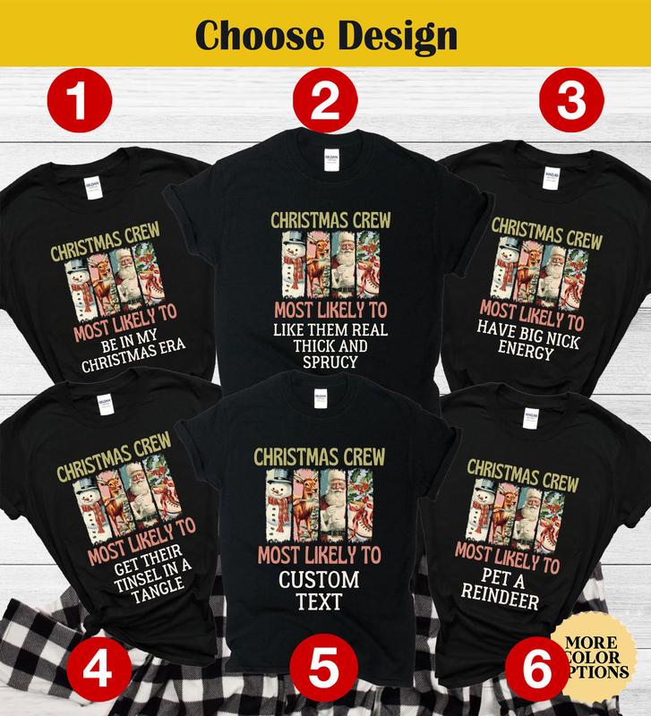 Family Matching Team Santa Christmas Retro Top T-Shirt Family Matching Team Santa Christmas Retro Top T-Shirt