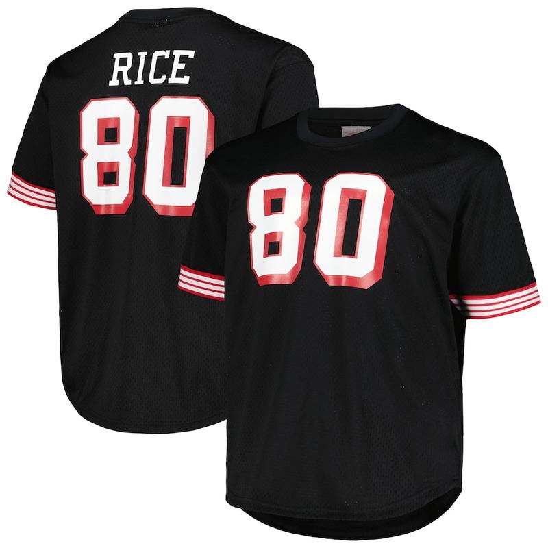 TikTok Shop Number 80 Jerry Rice Black Jersey 49ers