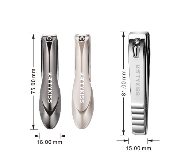 Ultra-thin Portable Splash proof Nail Clippers fingernail trimmer