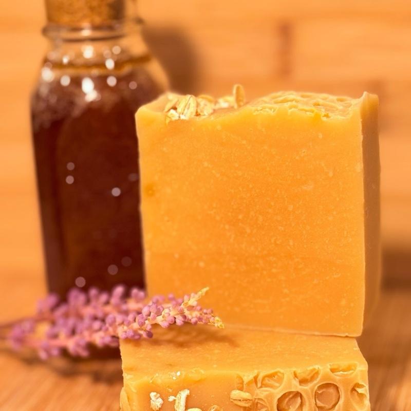 Honey and Tumeric goat milk soap