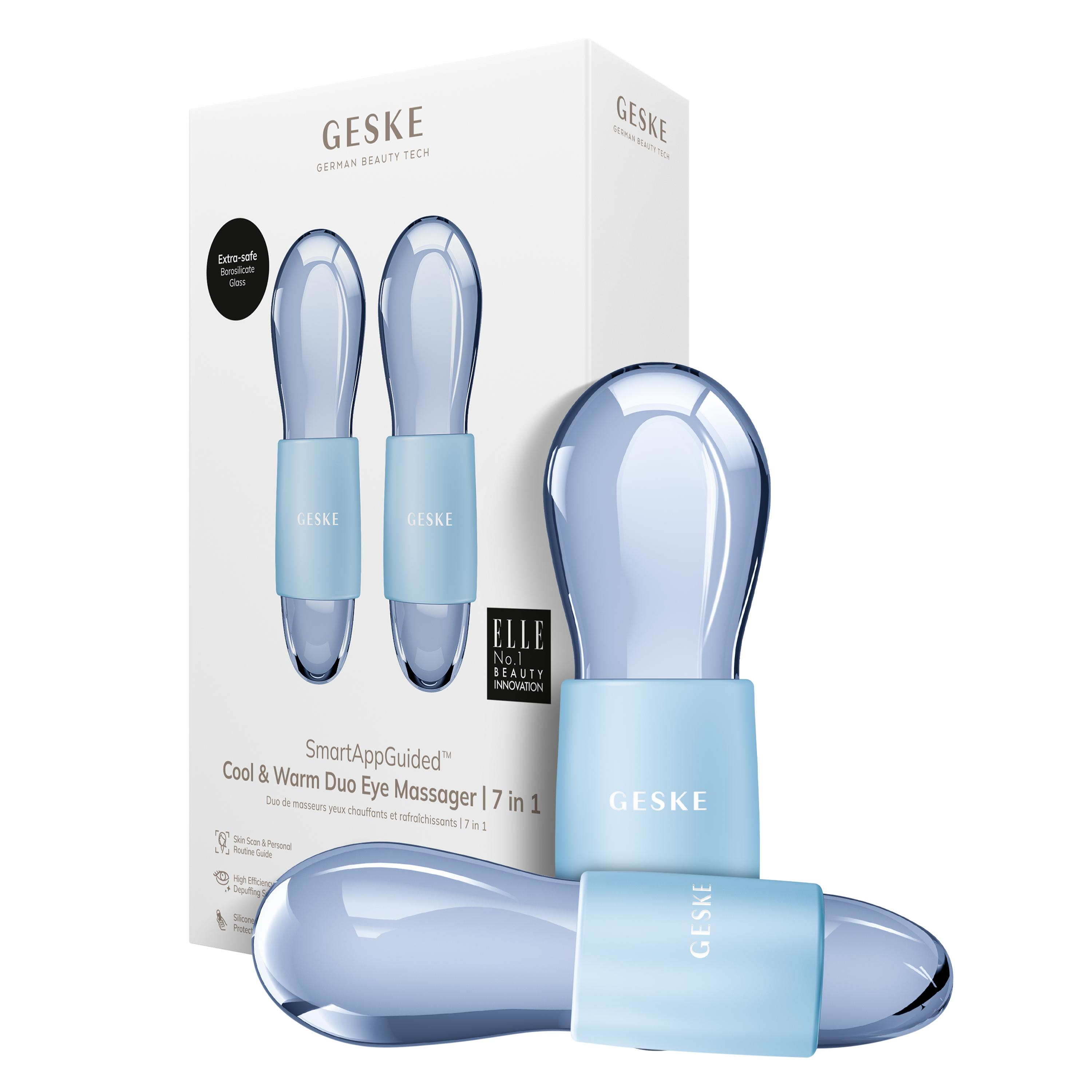 Masajeador de ojos GESKE Cool & Warm Duo 7 en 1 | Firme, relaja y desinfla debajo de los ojos - Imagen 36 de 63
