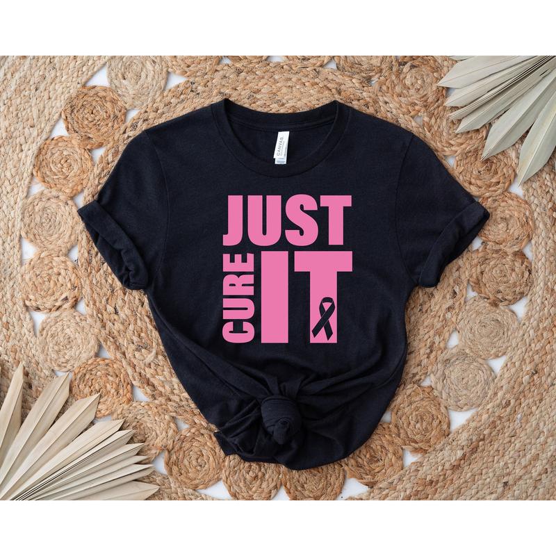 Just Cure It Pink Ribbon Breast Cancer Awareness Shirt Just Cure It Pink Ribbon Breast Cancer Awareness Shirt