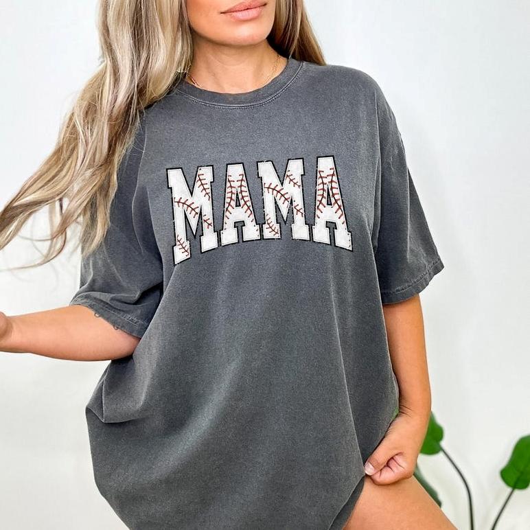 Womens Baseball Mom T Shirt Baseball Mama Gift For Baseball Lover Womens Baseball Mom T Shirt Baseball Mama Gift For Baseball Lover