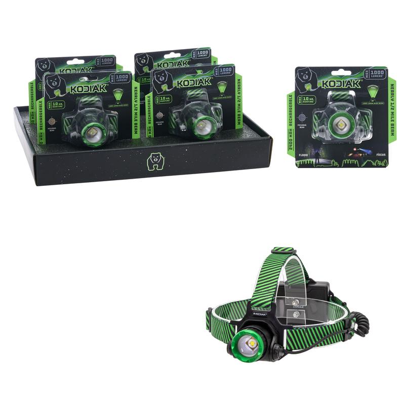 Kodiak 1000 Lumen Rechargeable Headlamp W/Magnetic Charging - Litezall - View #6