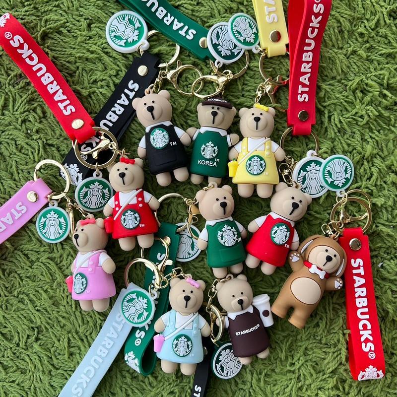 Discount Starbucks Europe Red & Green keychain Set