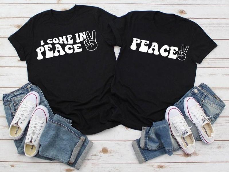 I Come in Peace Verse T Shirt I Come in Peace Verse T Shirt