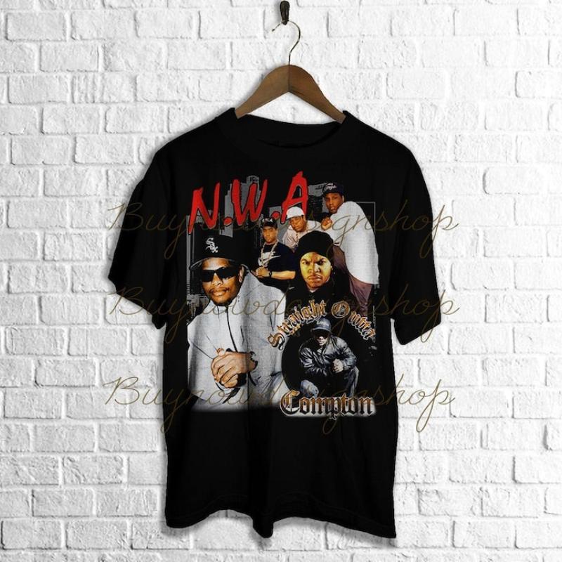 TikTok Shop: N.W.A T-Shirt - Vintage Hip Hop Merch, Rap Tour Tee, Classic  N.W.A Graphic Shirt, Unisex Style, Gift for Rap Fans, Streetwear Essentials