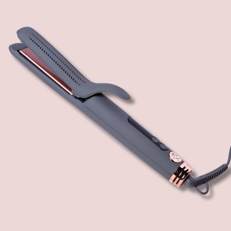 2 in 1 hairtage straightener/curling hotsell iron