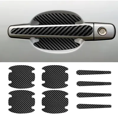 Clear Anti-Scratch Door Handle Cup Protector Film For 2016-2022 Toyota Tacoma - Gloss Finish, Easy Adhesive Install