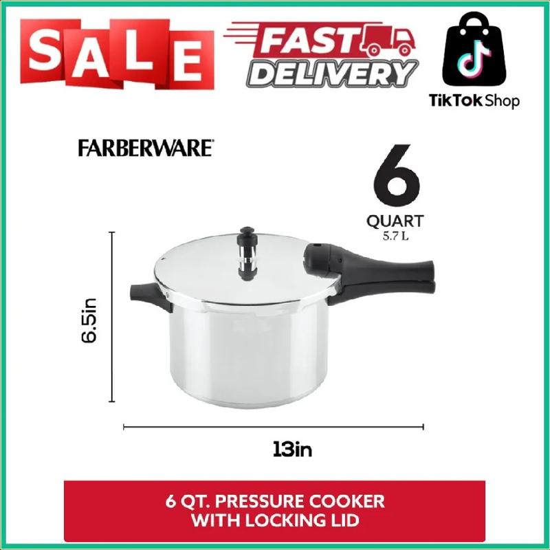 Farberware aluminum pressure cooker sale