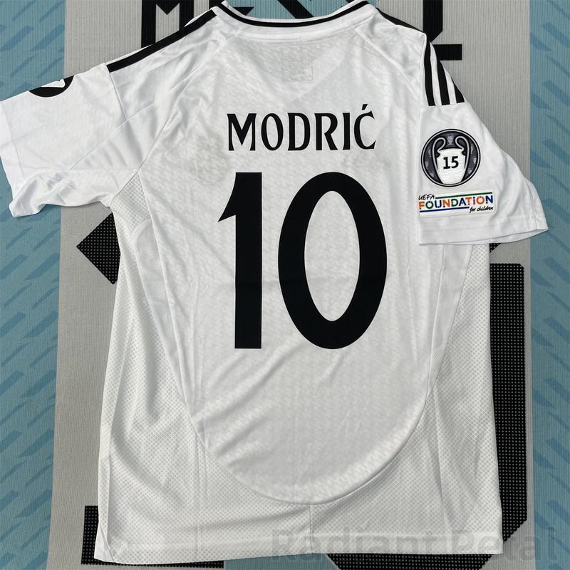 24 25/Home kit/10# Modric/Short Sleeve/Soccer Jersey/Fans Version ...