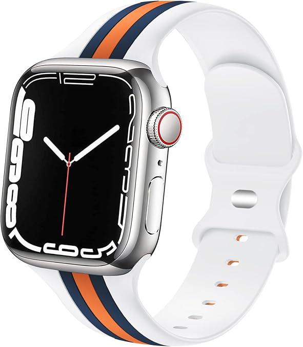 Designer Sport Bands Compatible with Apple Watch Band 38mm 40mm 41mm 42mm 44mm 45mm Series 7 6 5