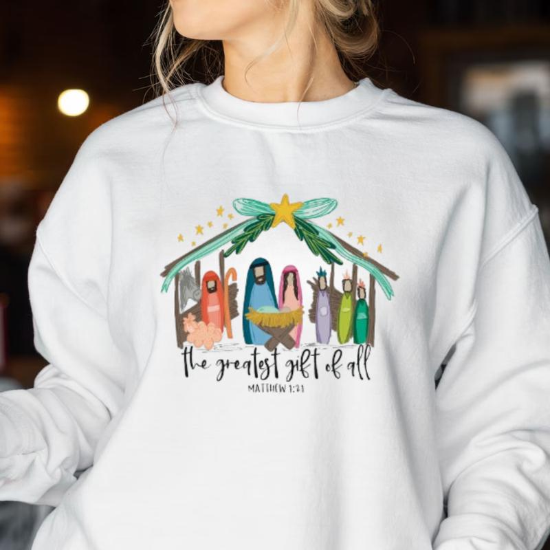 Christmas Nativity Shirt True Story Nativity Scene Gifts T-Shirt Christmas Nativity Shirt True Story Nativity Scene Gifts T-Shirt