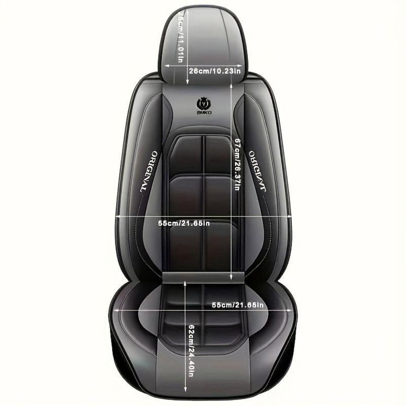 TikTok Shop Fall Car Seat Covers for Front Seat 1 Count PU Leather Car Seat Protector Car Accessories Car Mats for Car Interior Decor Auto Interior Accessories Summer Travel Car Essentials Cool