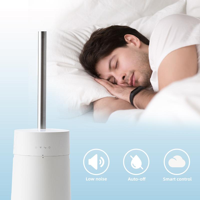 Product Introduction of Olayks Smart Humidifier 9" Ultra-Long Mist Dispersion with Real-Time Monitoring, Auto-Senses Humidity Control, Quiet Operation & User Manual Included 5