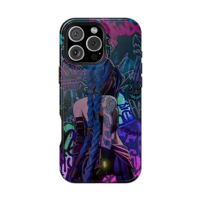 CASETiFY Jinx Graffiti Case / iPhone15用 Arcane Jinx